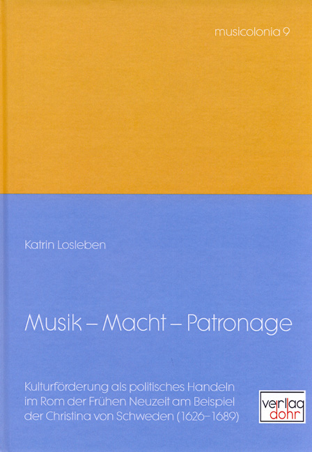 Musik - Macht - Patronage - Katrin Losleben