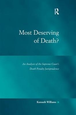 Most Deserving of Death? - Kenneth Williams