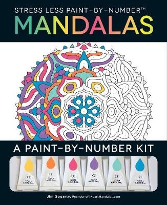 Stress Less Paint-By-Number Mandalas - Jim Gogarty