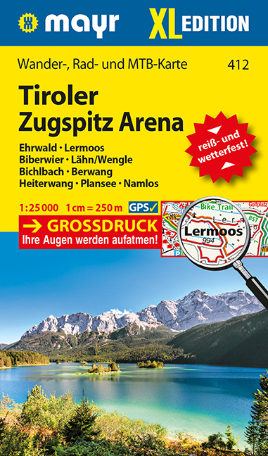 Tiroler Zugspitz Arena XL, Ehrwald, Lermoos, Biberwier, Lähn/Wengle, Bichlbach, Berwang, Heiterwang, Plansee, Namlos - 