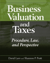 Business Valuation and Taxes -  David Laro,  Shannon P. Pratt