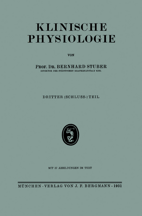 Klinische Physiologie - Berhard Stuber