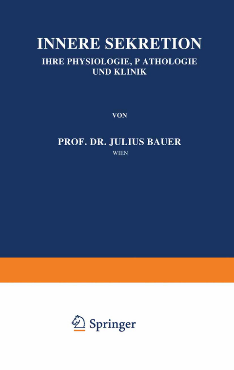 Innere Sekretion - Julius Bauer