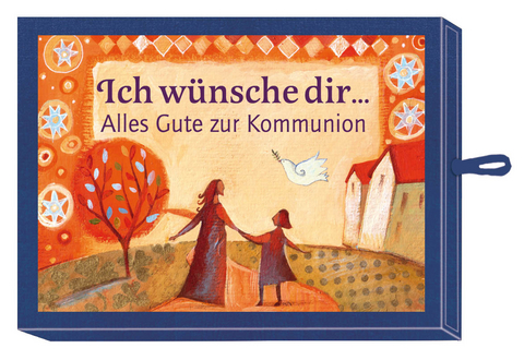 Ich wünsche dir ...  Alles Gute zur Kommunion (blau)