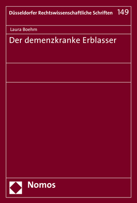 Der demenzkranke Erblasser - Laura Boehm