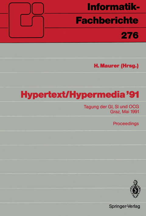 Hypertext / Hypermedia ’91 - 