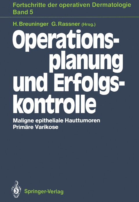 Operationsplanung und Erfolgskontrolle - 