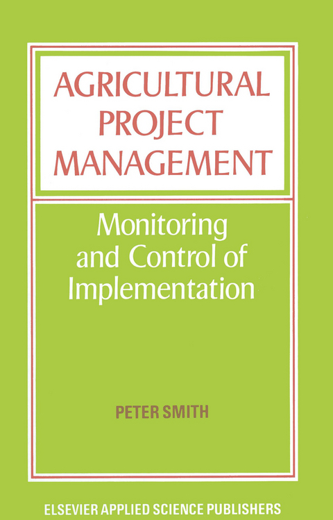 Agricultural Project Management - Peter Smith