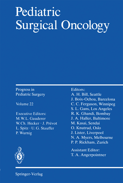 Pediatric Surgical Oncology - 