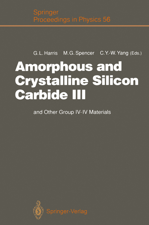 Amorphous and Crystalline Silicon Carbide III - 