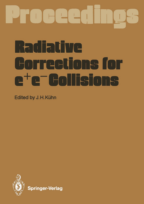 Radiative Corrections for e+e- Collisions - 