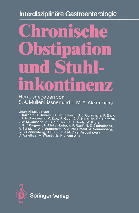 Chronische Obstipation und Stuhlinkontinenz - 