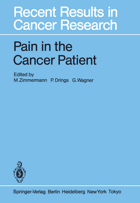 Pain in the Cancer Patient - 