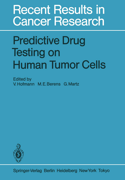 Predictive Drug Testing on Human Tumor Cells - 