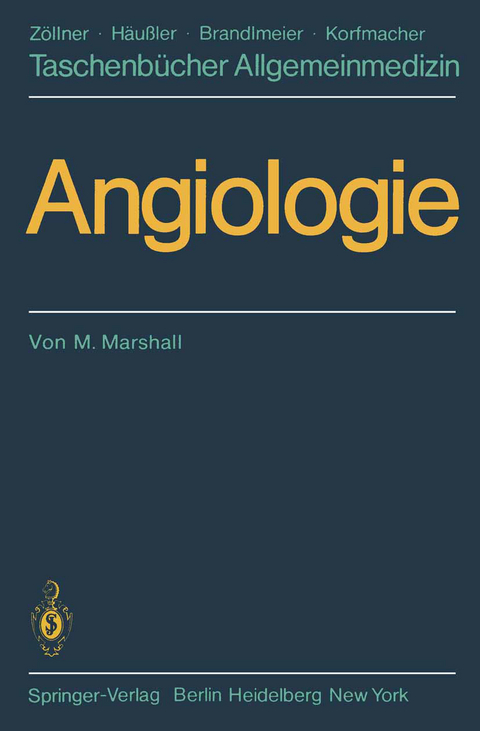 Angiologie - M. Marshall