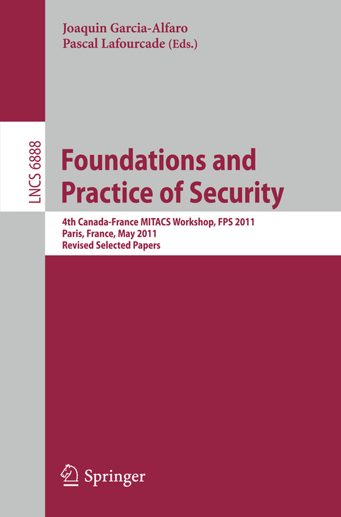 Foundations and Practice of Security - 