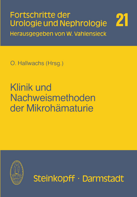 Klinik und Nachweismethoden der Mikrohämaturie - 