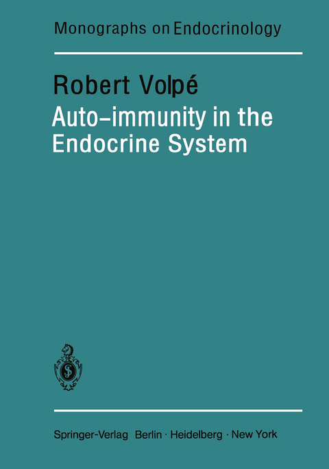 Auto-immunity in the Endocrine System - R. Volpe