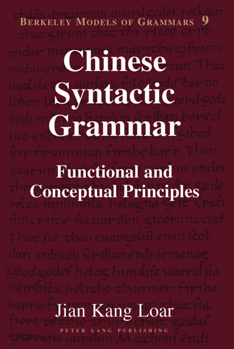 Chinese Syntactic Grammar - Jian Kang Loar