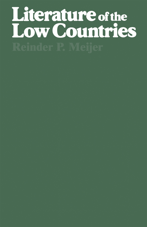 Literature of the Low Countries - Reinder Meijer