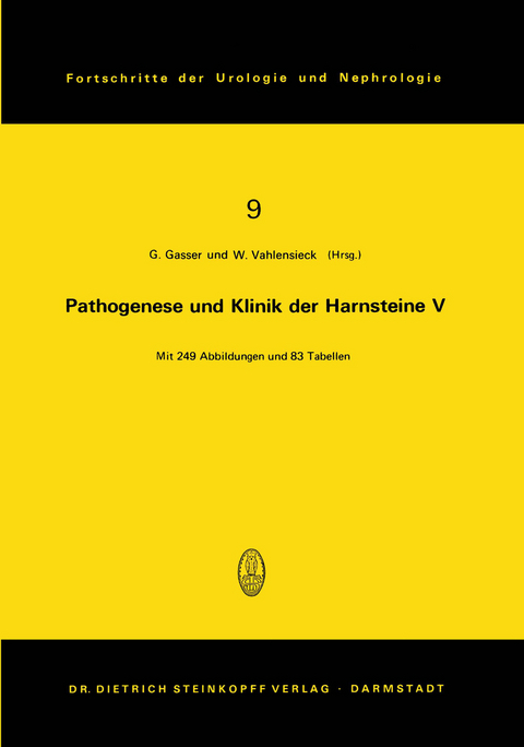 Pathogenese und Klinik der Harnsteine V - 