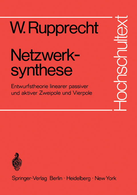 Netzwerksynthese - W. Rupprecht