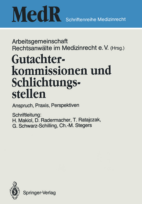 Gutachterkommissionen und Schlichtungsstellen - 