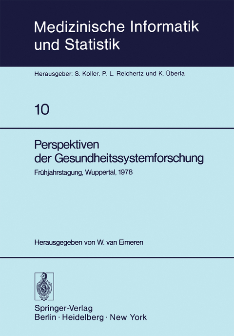 Perspektiven der Gesundheitssystemforschung - 