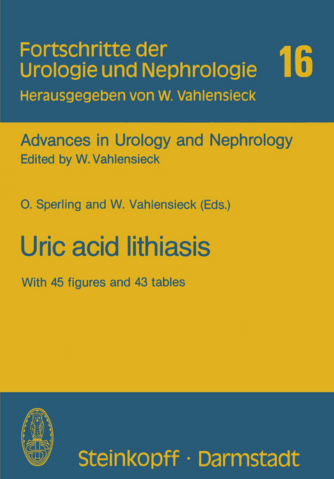 Uric acid lithiasis - O. Sperling, W. Vahlensieck