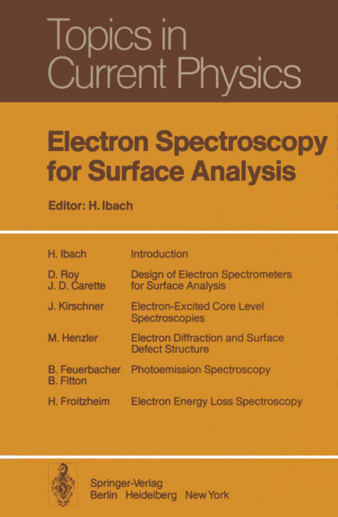 Electron Spectroscopy for Surface Analysis - 