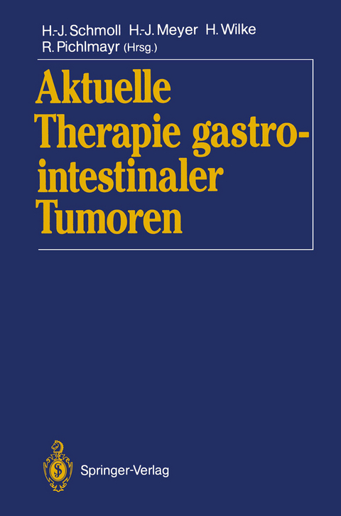 Aktuelle Therapie gastrointestinaler Tumoren - 