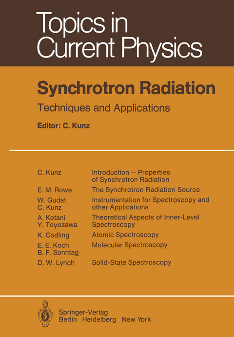 Synchrotron Radiation - 