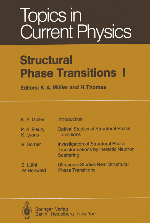 Structural Phase Transitions I - 