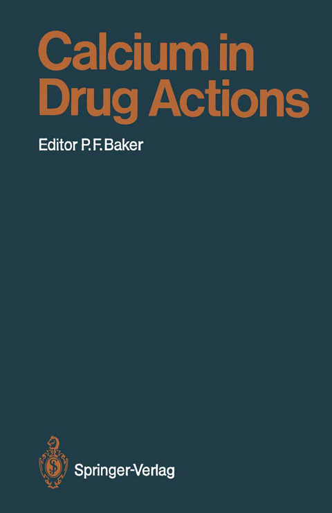 Calcium in Drug Actions - 