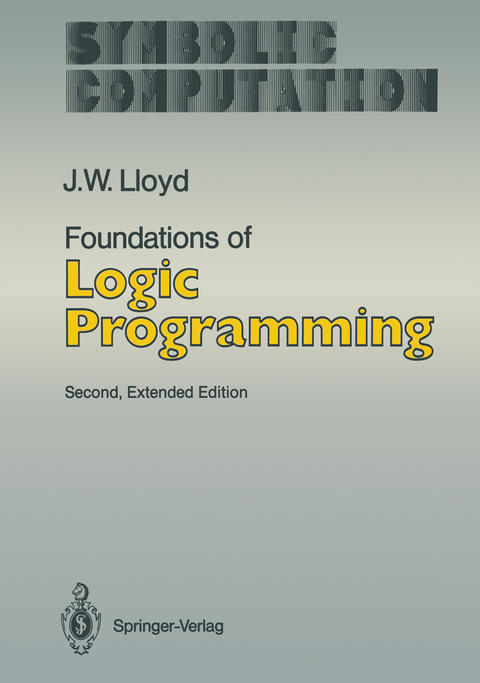 Foundations of Logic Programming - John W. Lloyd