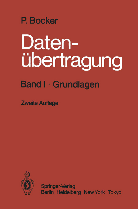 Datenübertragung Technik der Daten- und Textkommunikation - Peter Bocker