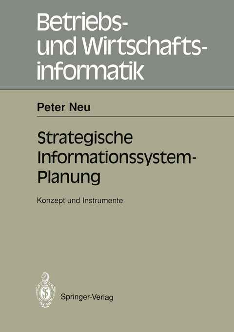 Strategische Informations-system-Planung - Peter Neu