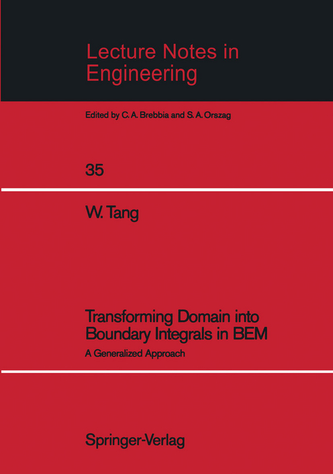 Transforming Domain into Boundary Integrals in BEM - Weifeng Tang