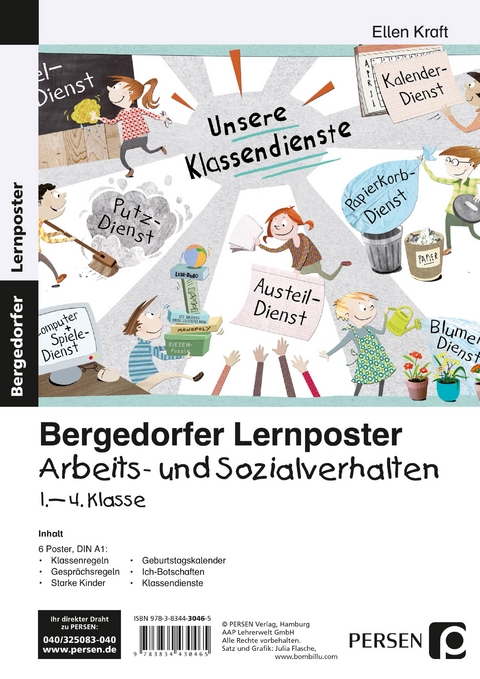 Lernposter Arbeits- und Sozialverhalten 1.-4. Kl. - Ellen Kraft