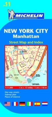 New York: Manhattan - Michelin City Plan 10