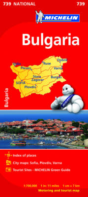 Bulgaria - Michelin National Map 739