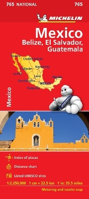 Mexico - Michelin National Map 765