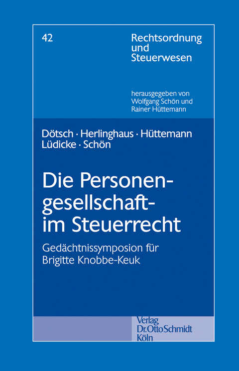 Die Personengesellschaft im Steuerrecht - 