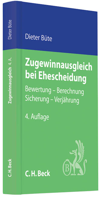 Zugewinnausgleich bei Ehescheidung - Dieter Büte