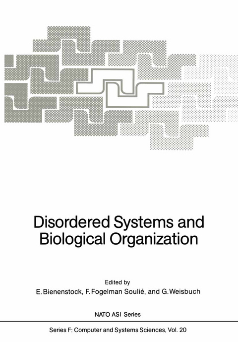 Disordered Systems and Biological Organization - 