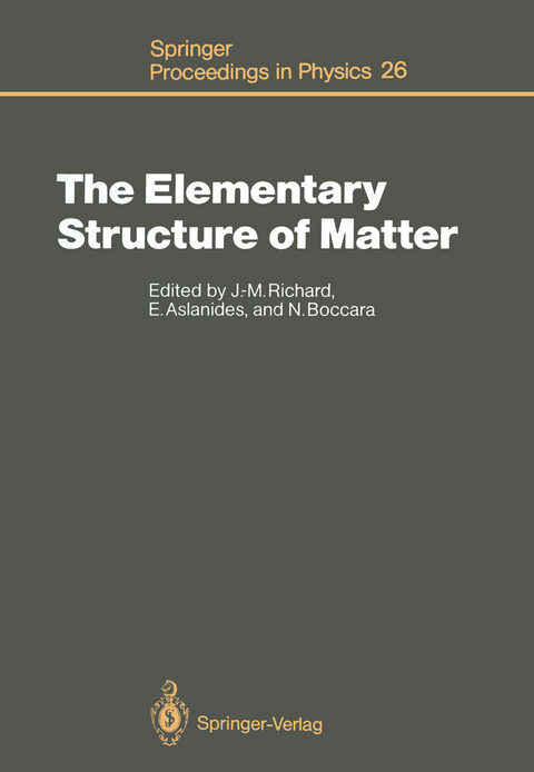 The Elementary Structure of Matter - 