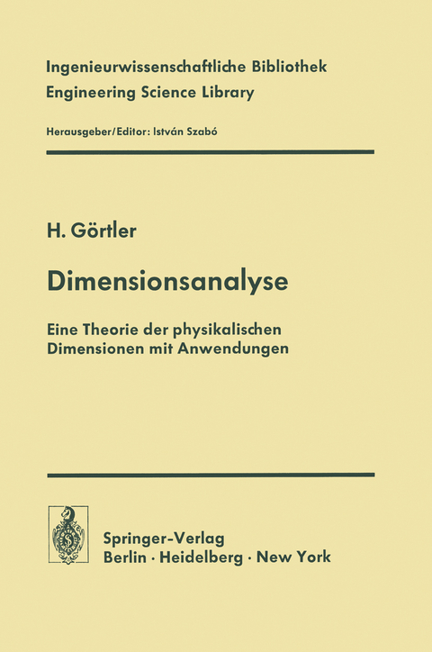 Dimensionsanalyse - H. Görtler