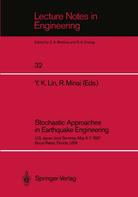 Stochastic Approaches in Earthquake Engineering - 