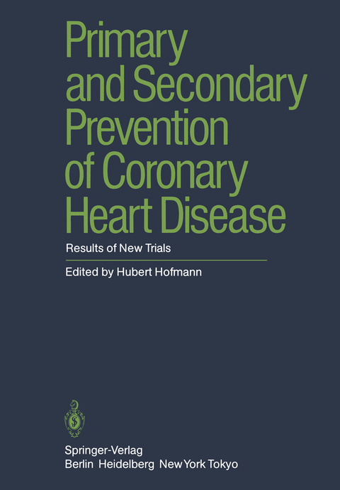 Primary and Secondary Prevention of Coronary Heart Disease - 