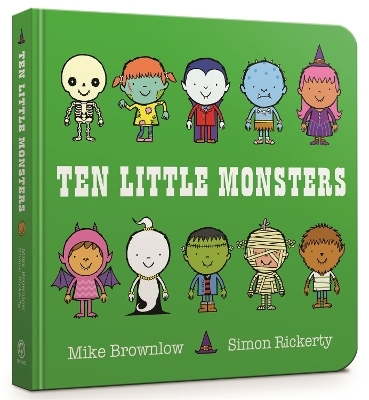 Ten Little Monsters Board Book - Mike Brownlow